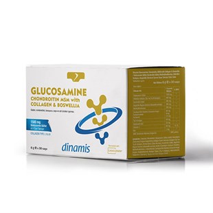 Dinamis Glucosamine Chondroitin MSM With Collagen Boswellia 6 gr x 30 Saşe