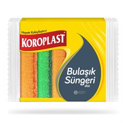 Koroplast Bulaşık Süngeri 5li Düz