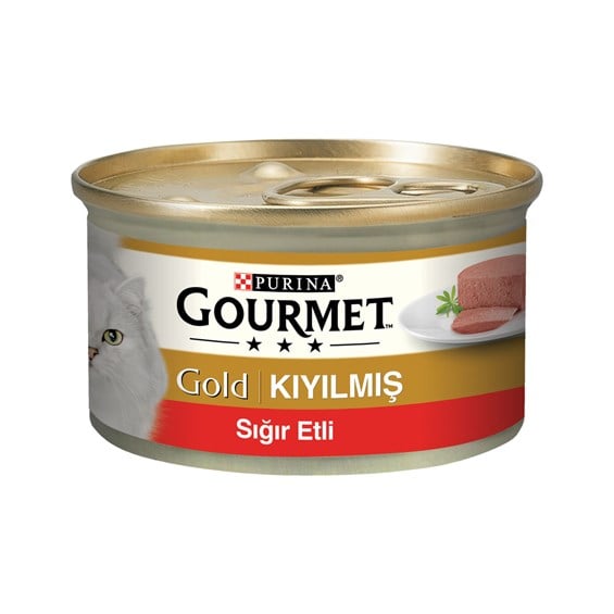 Purina Gourmet Gold Kıyılmış Sığr Etli Kedi Maması 85 gr