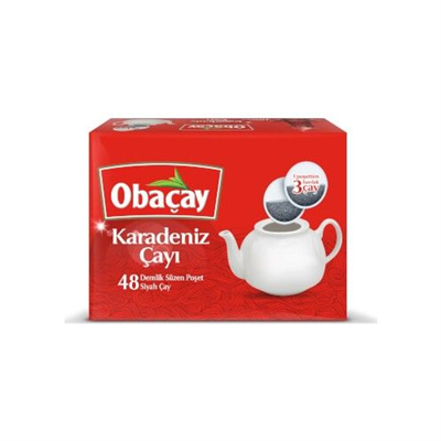OBAÇAY KARADENİZ D.POŞET ÇAY 48*3,2 G