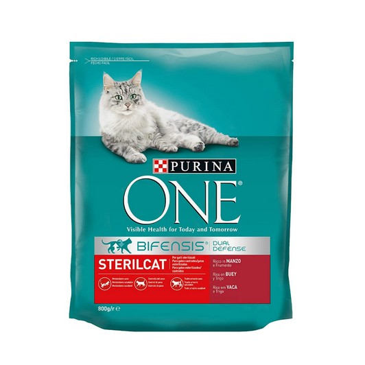 Purina One Kısırlı Sığır Etli Kedi Maması 800 Gr