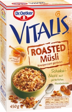 Dr.Oetker Vitalis Çikolatalı Fındıklı Çıtır Müsli 450 gr