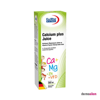 Eurho Vital Calcium Plus 200 ml Juice