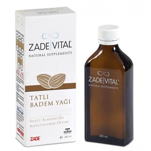 Zade Vital Tatli Badem Yaği Cam Şişe 200 ml