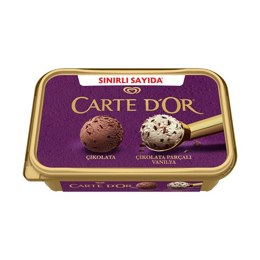 Algida Cartedor Kakao Çikolata Parçalı Van 650 ml