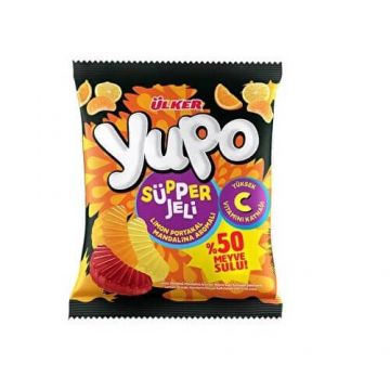 ÜLKER YUPO 64g SÜPPER JELLY LIMON PORTAKAL