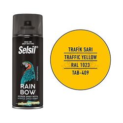Selsil Rainbow Sprey Boya Trafik Sarı 400 Ml. - Ral1023