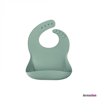 Oioi Basic Silikon Önlük River Green