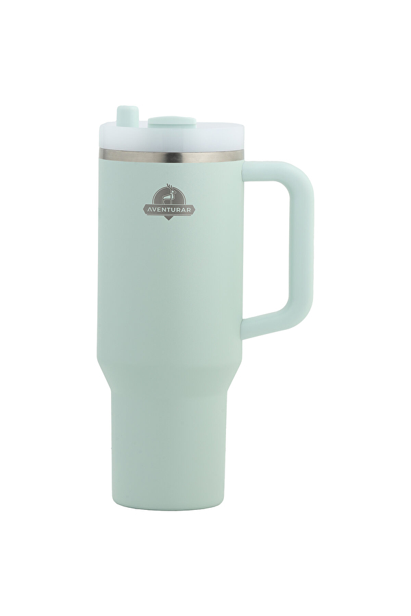 Aventurar Quente Pipetli Termos Mug Yeşil 1,2 Litre