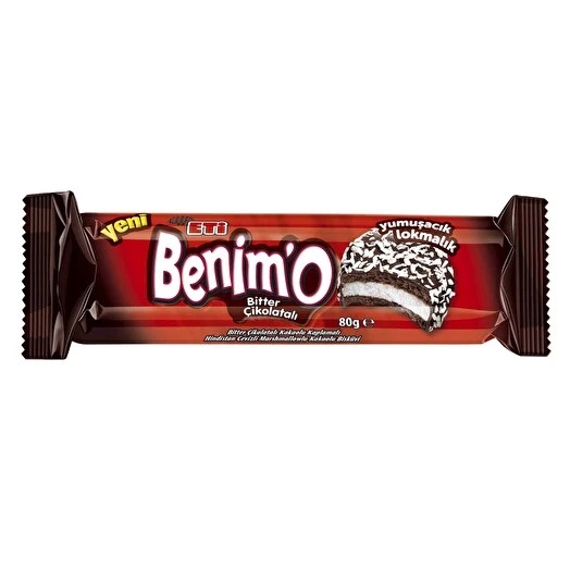 Eti Benimo Lokmalık Bitter Çikolatalı 80 gr