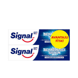 Signal Beyazlatıcı Sistem Diş Macunu 2x75 Ml