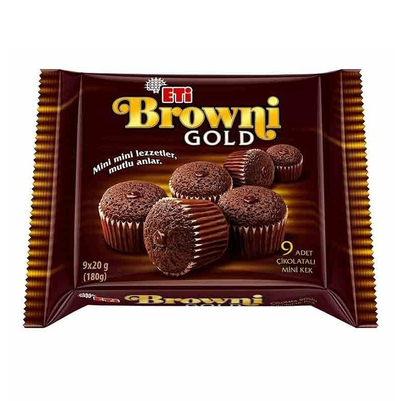 Eti Browni Gold Mini Kek 180 Gr