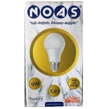 Noas 9w Beyaz Led Ampul