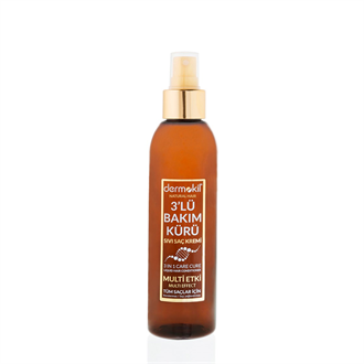Dermokil Natural Hair Sıvı Saç Kremi 3'lü Bakım Kürü 200 ml