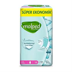 Molped Hijyenik Ped Extra Hijyen Uzun 18'li