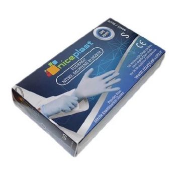 Niceplast Nitril Eldiven Mavi S Boy