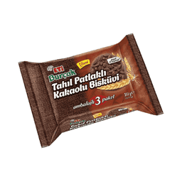 Burçak Tahıl Patlaklı Kakaolu Bisküvi 3x117 G