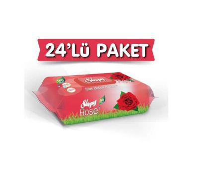 Sleepy Gül Kokulu Islak Havlu 90 Yaprak x 24 Adet