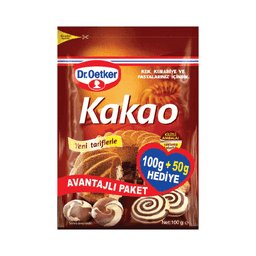 Dr. Oetker Kilitlenebilir Kakao 100 G+50 G Hediye