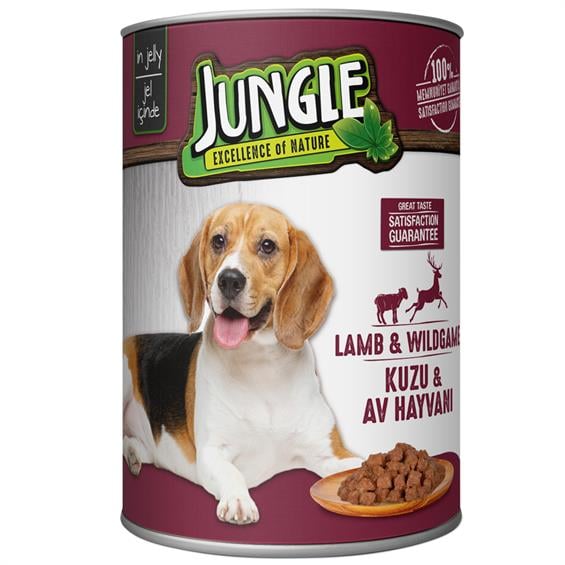 Jungle Kuzu Etli Yavru Köpek Konservesi 400 gr