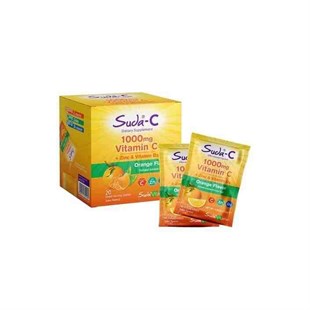Suda Vitamin C 1000 mg Zinc D3 Portakal Aromalı 20 Saşe