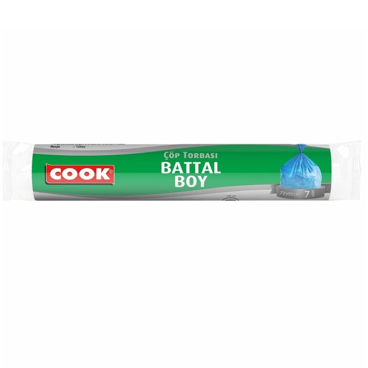 Cook Çöp Torbası Battal Boy 72 x 95 cm 7'li