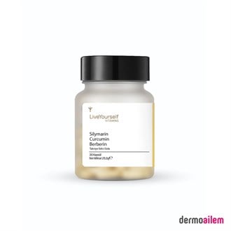 Live Yourself Vitamins Silymarin Curcumin Berberin 30 Kapsül