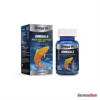 Omega Vit 500 mg 60 Kapsül