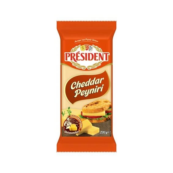 President Cheddar Peyniri 220 gr