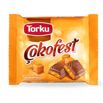TORKU ÇOKOFEST KARAMEL ÇİKOLATA  60 GR