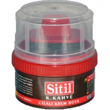SITIL KREM AYAKKABI BOYASI 200gr Koyu Kahve