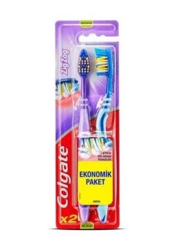 Colgate Zig Zag Diş Fırçası Orta 1+1