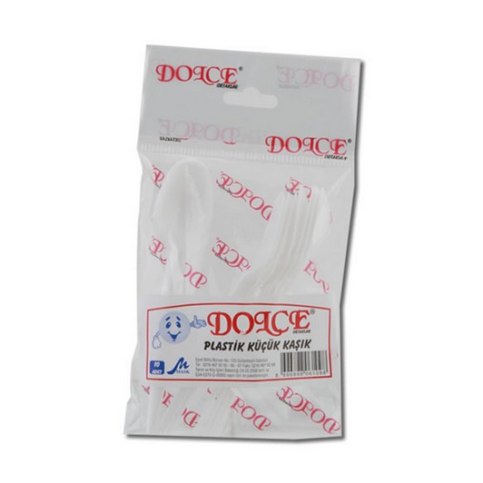 Dolce Plastik Büyük Kaşık 10'lu