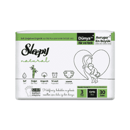 Sleepy Natural Bebek Bezi 3No 30lu