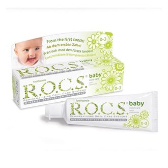 ROCS Baby 0-3 Yaş Diş Macunu 35 ml /  Papatya Özlü