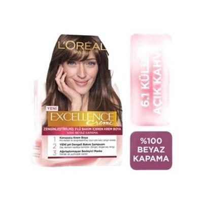 EXCELLENCE SAÇ BOYASI 6.1 KOYU KUMRAL KÜLLÜ