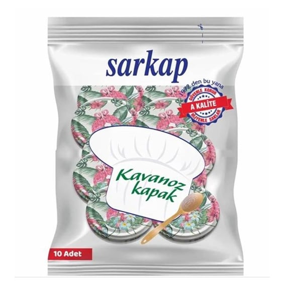Sarten Kavanoz Kapak 10 Lu