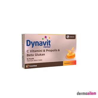 Dynavit Herbal Pastil Vitamin C, Propolis & Beta Glukan