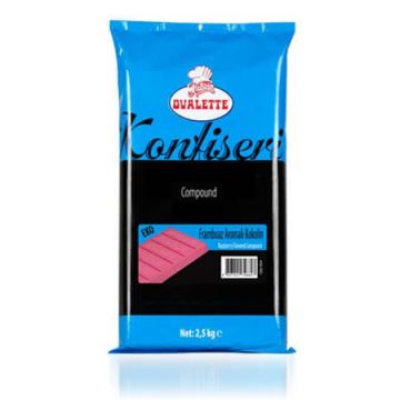 Ovalette Frambuaz Konfiseri Eko 2.5 Kg