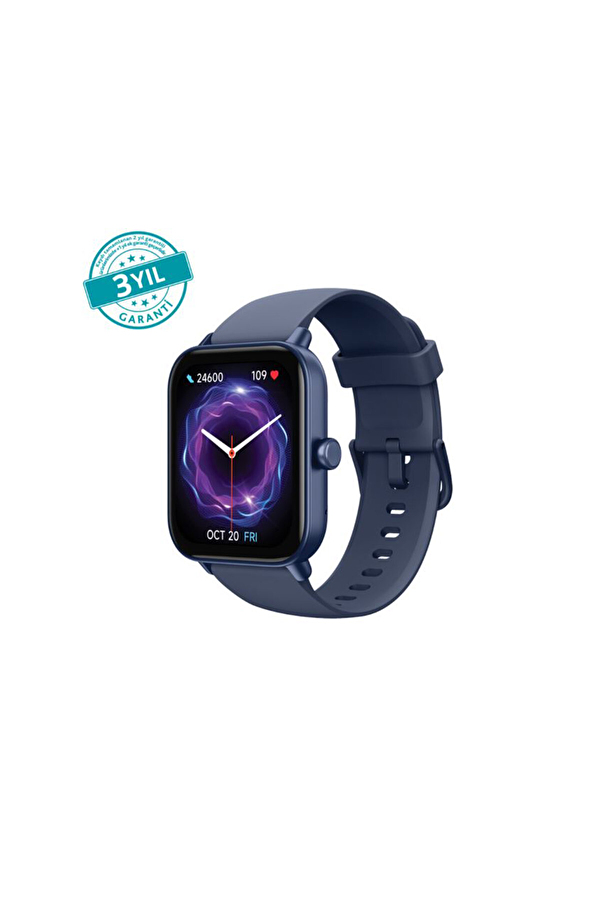 ttec Tempus 46 mm TFT Ekranlı Dikdörtgen Kasa Akıllı Saat 2SW01M-Lacivert