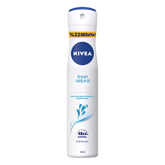 Nıvea Deo Sprey 200 Ml Fresh Nat.Wo