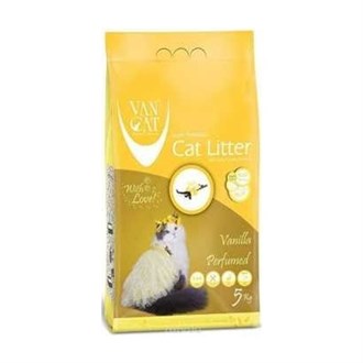 Vancat Vanilya Kokulu İnce Taneli Kedi Kumu 5 Kg