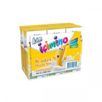 IÇIMINO SÜT 180ml*6 LI MUZLU