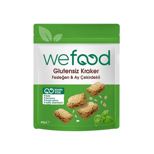 Wefood Fesleğenli Kraker 40 gr