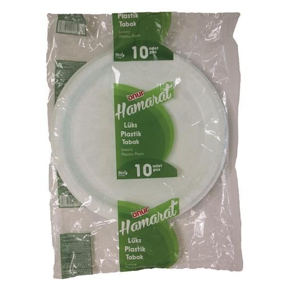 Onur Hamarat Plastik Tabak 10'lu