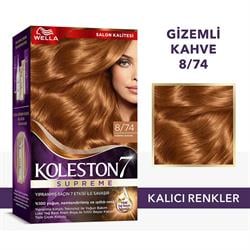 Koleston Kit Saç Boyası 8/74 Gizemli Kahve