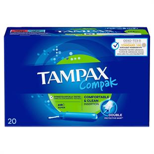 Tampax Compak Tampon Super 20'li