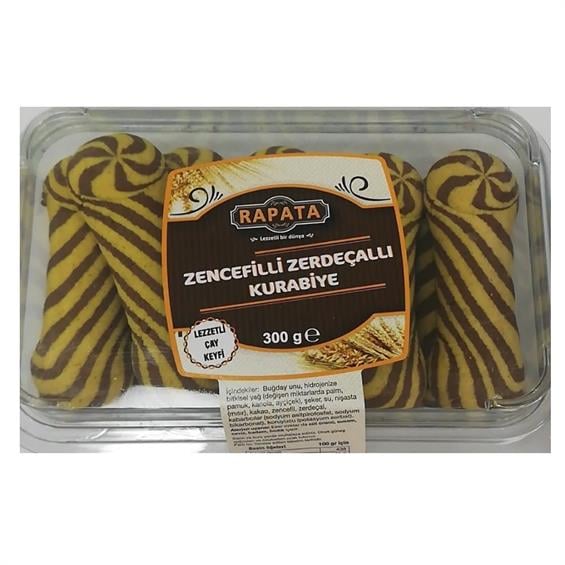 Rapata Zencefilli Zerdeçallı Kurabiye 300 gr