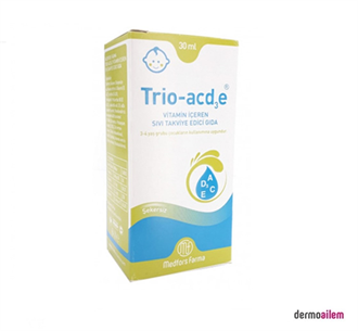 Medfors Farma Trio-ACD3E Vitamin İçeren Takviye Edici Gıda 30 ml