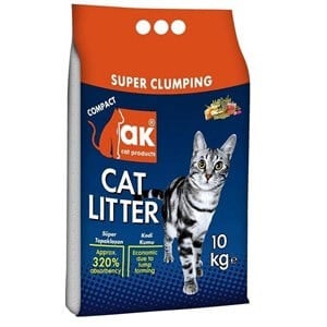 Akkum Marsilya Sabun Kokulu Kalın Taneli Kedi Kumu 10 Kg